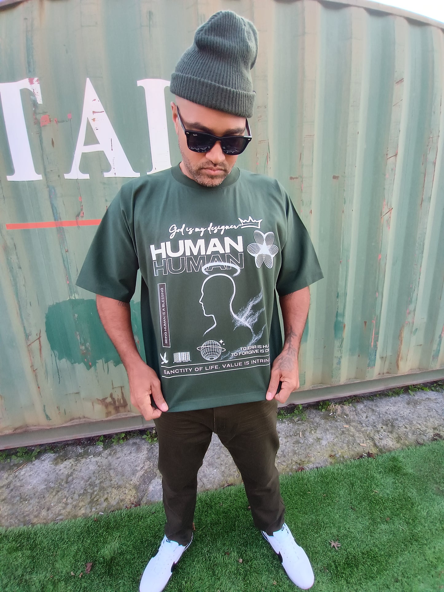 ANOINTED HUMAN ONEPIECE TEE