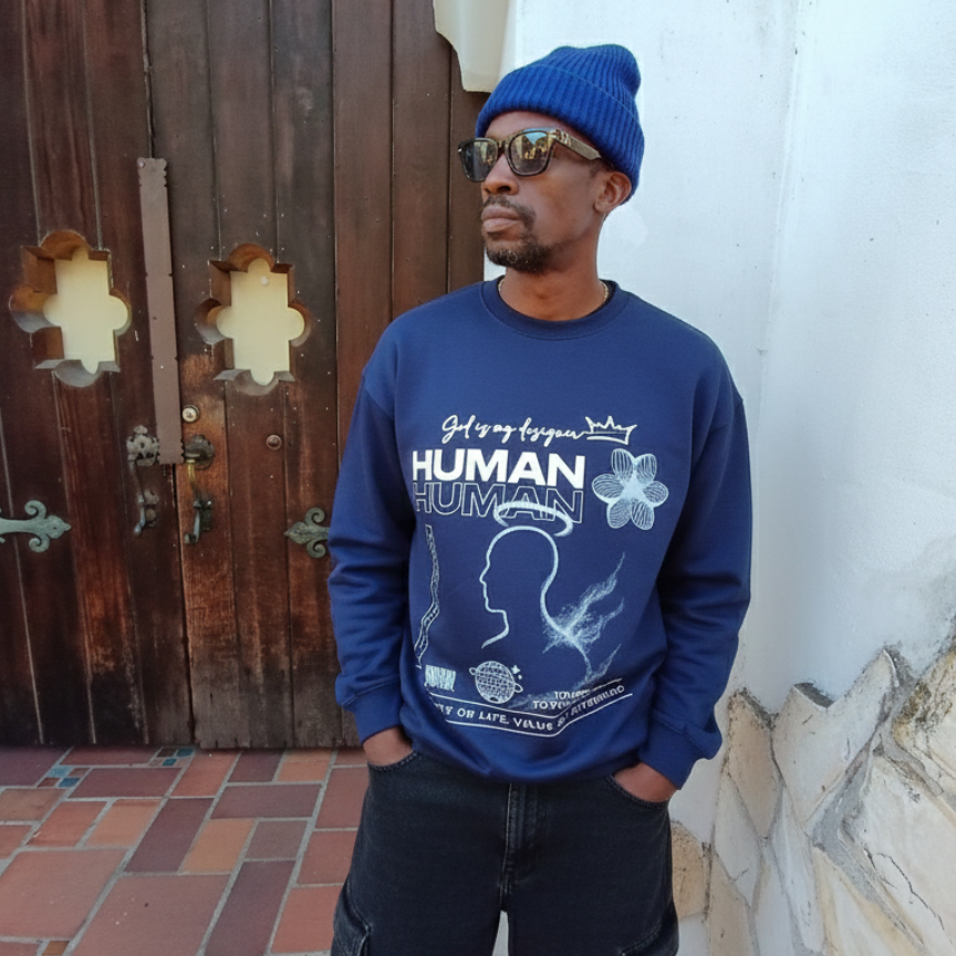 ANOINTED HUMAN OVERSIZED CREWNECK