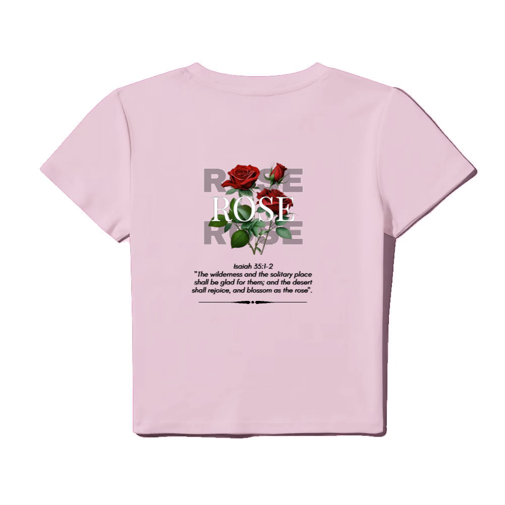 BLOSSOM & ROSE WOMEN'S CROP TEE