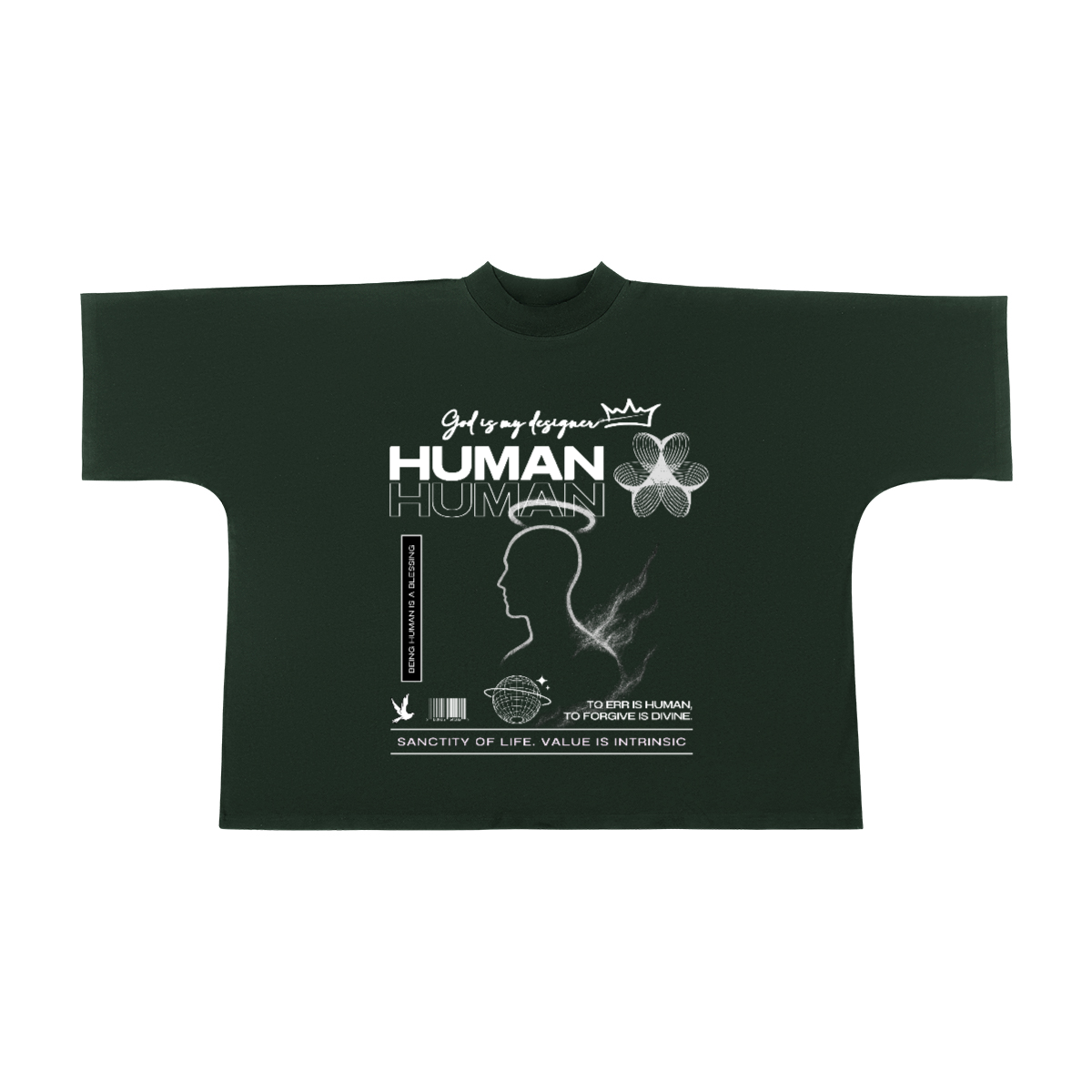 ANOINTED HUMAN ONEPIECE TEE