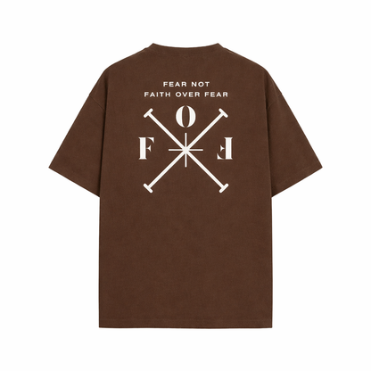 FAITH OVER FEAR BOX TEE