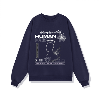 ANOINTED HUMAN OVERSIZED CREWNECK