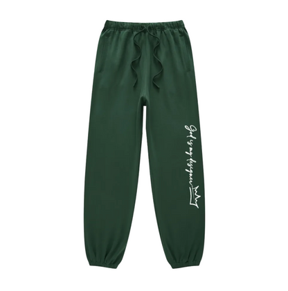 SANCTIFIED JOGGER LOGO SWEATPANTS